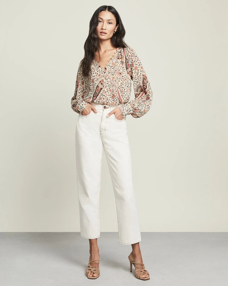 Veronica Beard Blake Straight-Leg Jean | Contrast Stitching Clothing Veronica Beard Blake Straight-Leg Jean | Contrast Stitching Clothing