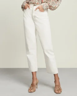 Veronica Beard Blake Straight-Leg Jean | Contrast Stitching Clothing 4 Veronica Beard Blake Straight-Leg Jean | Contrast Stitching Clothing