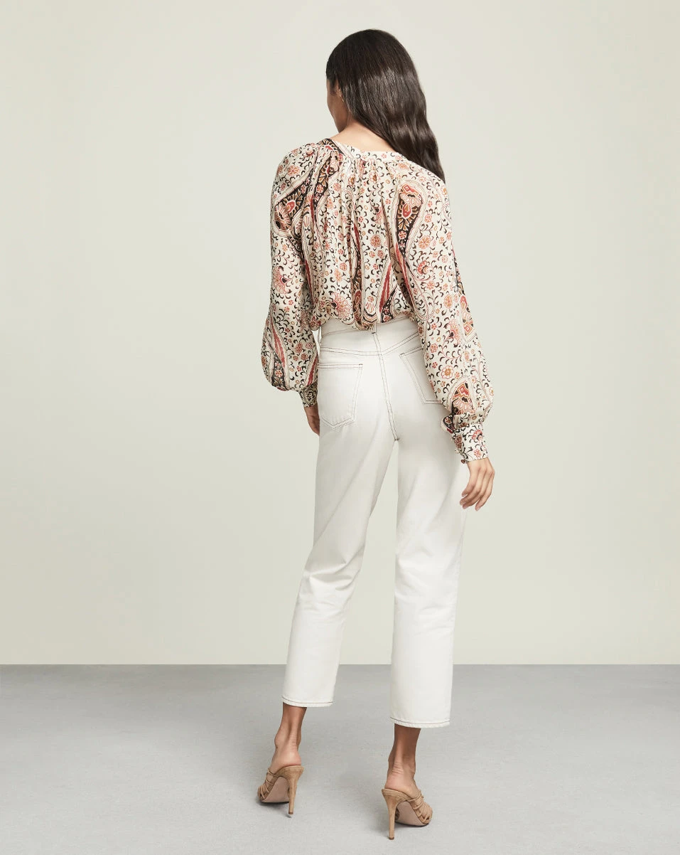 Veronica Beard Blake Straight-Leg Jean | Contrast Stitching Clothing Veronica Beard Blake Straight-Leg Jean | Contrast Stitching Clothing