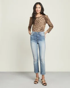 Veronica Beard Porter Leopard Tee Clothing