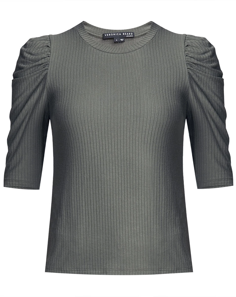 Veronica Beard Dansby Ribbed Top Veronica Beard Dansby Ribbed Top