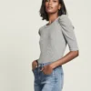 Veronica Beard Dansby Ribbed Top 2 Veronica Beard Dansby Ribbed Top