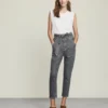 Veronica Beard Clothing Logan Straight-Leg Jean | Tie Belt
