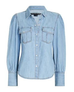 Veronica Beard Raelyn Denim Shirt 6 Veronica Beard Raelyn Denim Shirt