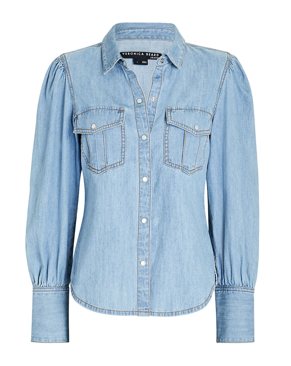Veronica Beard Raelyn Denim Shirt Veronica Beard Raelyn Denim Shirt
