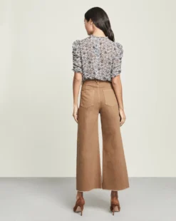Veronica Beard Grant Wide-Leg Jean Clothing