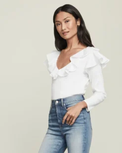 Veronica Beard Strata Ruffled Top 6 Veronica Beard Strata Ruffled Top