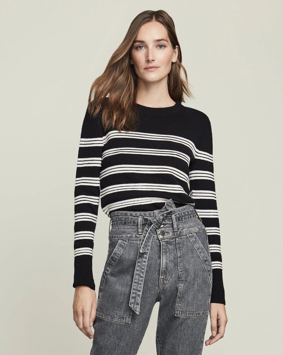 Veronica Beard Zareen Striped Pullover Veronica Beard Zareen Striped Pullover