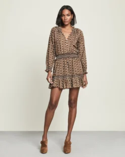 Veronica Beard Espie Floral-Print Minidress Clothing