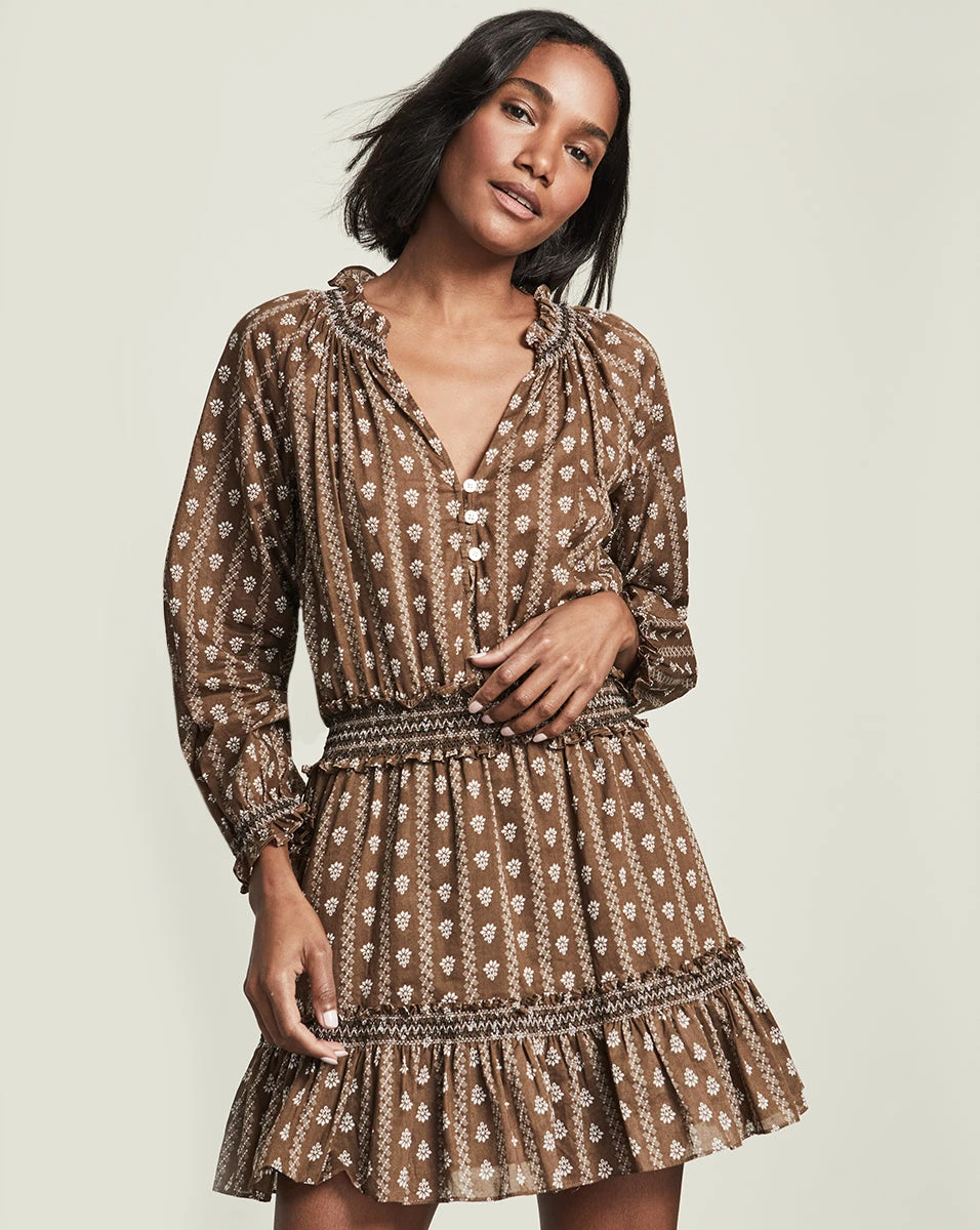 Veronica Beard Espie Floral-Print Minidress Clothing Veronica Beard Espie Floral-Print Minidress Clothing