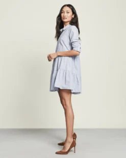 Veronica Beard Clothing Jemila Tiered Shirtdress