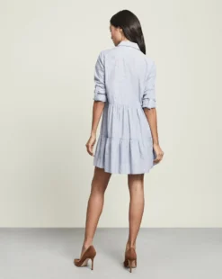 Veronica Beard Clothing Jemila Tiered Shirtdress