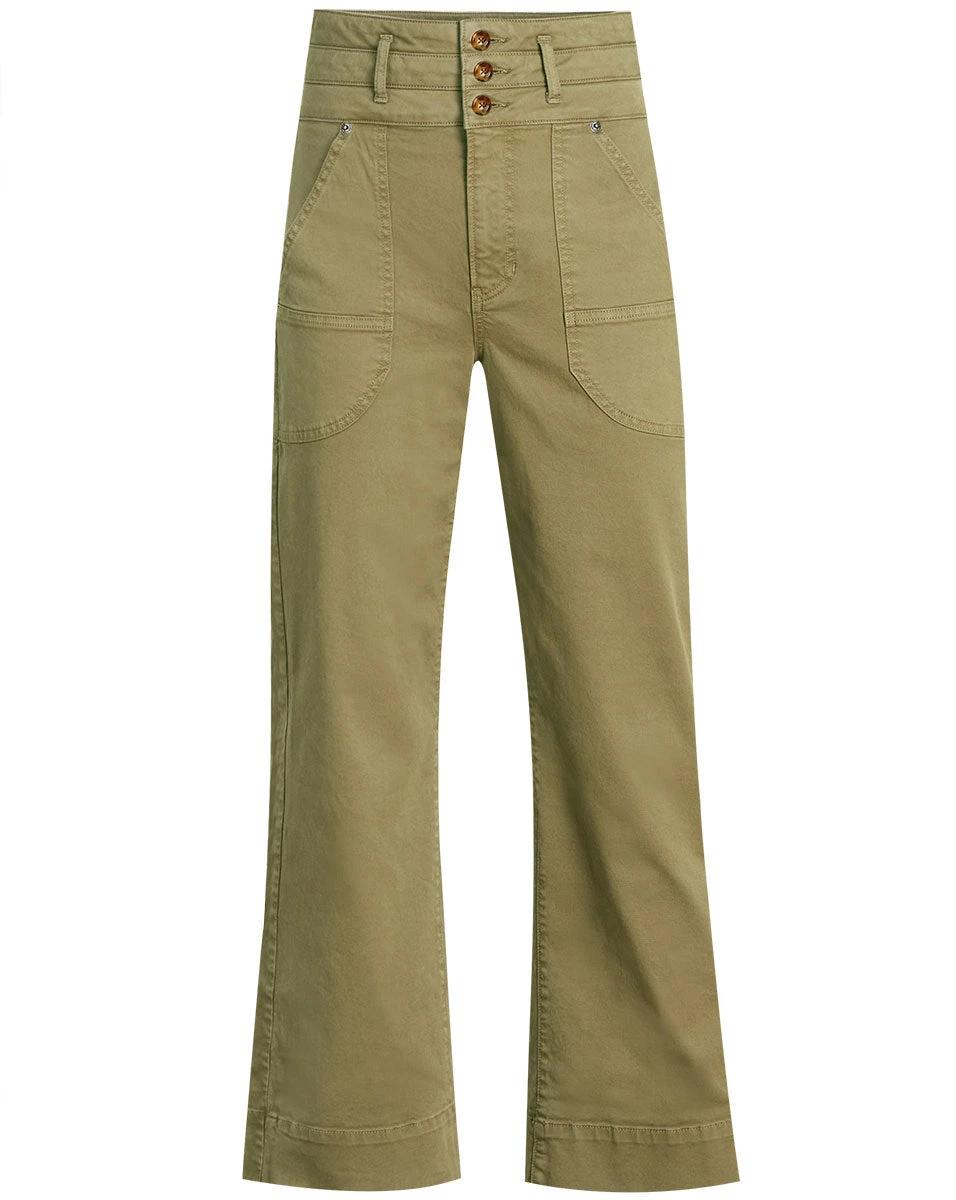 Veronica Beard Marley Ankle-Tab Pant New Arrivals Veronica Beard Marley Ankle-Tab Pant New Arrivals