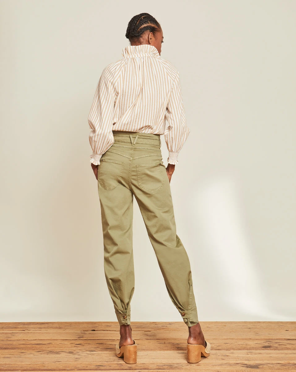 Veronica Beard Marley Ankle-Tab Pant New Arrivals Veronica Beard Marley Ankle-Tab Pant New Arrivals