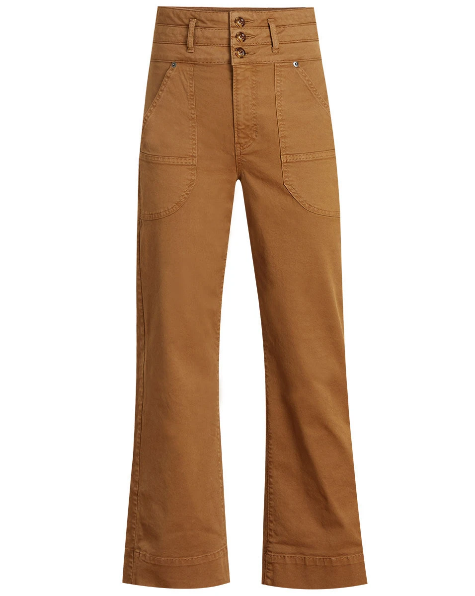Veronica Beard Marley Ankle-Tab Pant Veronica Beard Marley Ankle-Tab Pant
