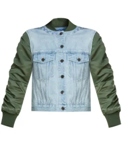 Veronica Beard Clothing Emelia Mixed-Media Jacket 6 Veronica Beard Clothing Emelia Mixed-Media Jacket