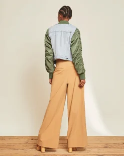 Veronica Beard Clothing Emelia Mixed-Media Jacket