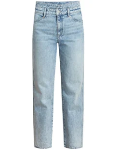 Veronica Beard Blake Straight-Leg Jean | Notch Waist