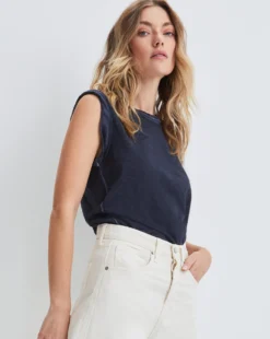 Veronica Beard Clothing Dree Muscle Tee