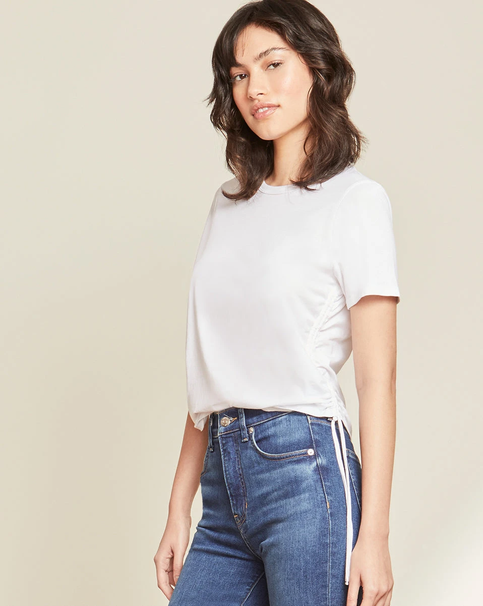 Veronica Beard New Arrivals Tazi Drawstring Tee Veronica Beard New Arrivals Tazi Drawstring Tee