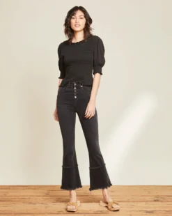 Veronica Beard Langston Smocked Top Best Sellers