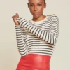 Veronica Beard Samson Striped Top Clothing 1 Veronica Beard Samson Striped Top Clothing