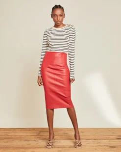 Veronica Beard Samson Striped Top Clothing