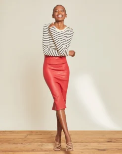 Veronica Beard Samson Striped Top Clothing