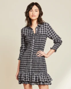 Veronica Beard Kelsey Plaid Shirtdress Clothing 5 Veronica Beard Kelsey Plaid Shirtdress Clothing