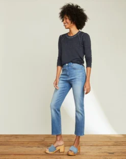 Veronica Beard Clothing Ryleigh Slim-Straight Jean