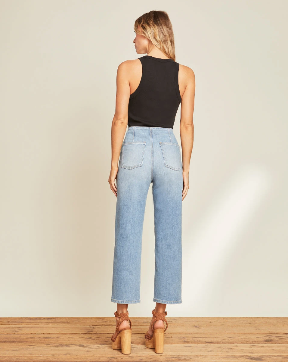 Veronica Beard Crosbie Wide-Leg Jean | Cropped Veronica Beard Crosbie Wide-Leg Jean | Cropped