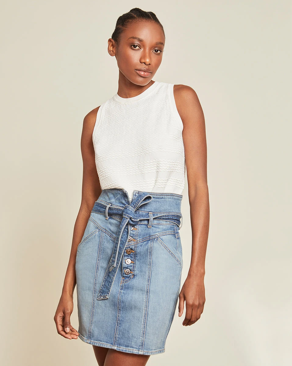 Veronica Beard Aliana Notch-Waist Skirt Clothing Veronica Beard Aliana Notch-Waist Skirt Clothing