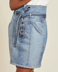 Veronica Beard Aliana Notch-Waist Skirt Clothing 4 Veronica Beard Aliana Notch-Waist Skirt Clothing