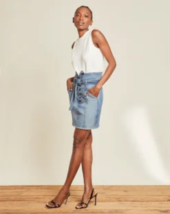 Veronica Beard Aliana Notch-Waist Skirt Clothing 5 Veronica Beard Aliana Notch-Waist Skirt Clothing