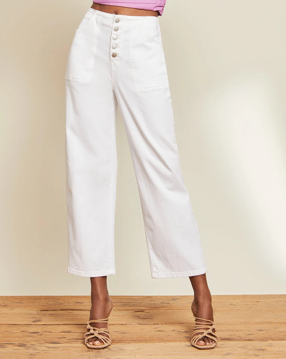 Veronica Beard Best Sellers Crosbie Wide-Leg Jean | Cropped Veronica Beard Best Sellers Crosbie Wide-Leg Jean | Cropped