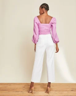 Veronica Beard Best Sellers Crosbie Wide-Leg Jean | Cropped 6 Veronica Beard Best Sellers Crosbie Wide-Leg Jean | Cropped