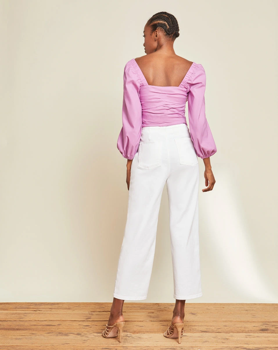 Veronica Beard Best Sellers Crosbie Wide-Leg Jean | Cropped Veronica Beard Best Sellers Crosbie Wide-Leg Jean | Cropped