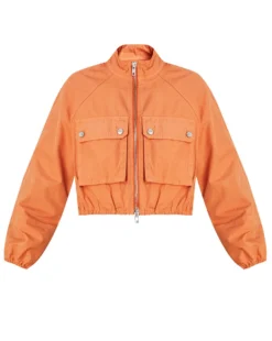 Veronica Beard Clothing Kaiya Balloon-Sleeve Bomber