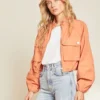Veronica Beard Clothing Kaiya Balloon-Sleeve Bomber 2 Veronica Beard Clothing Kaiya Balloon-Sleeve Bomber