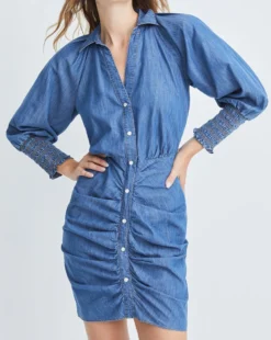 Veronica Beard Allie Chambray Shirtdress Clothing 4 Veronica Beard Allie Chambray Shirtdress Clothing