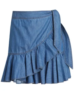 Veronica Beard Clothing Memphis Denim Skirt 5 Veronica Beard Clothing Memphis Denim Skirt