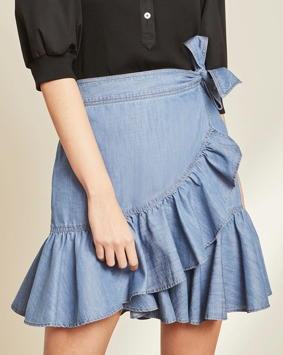 Veronica Beard Clothing Memphis Denim Skirt Veronica Beard Clothing Memphis Denim Skirt