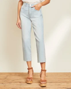 Veronica Beard Blake Straight-Leg Jean | Cropped Best Sellers