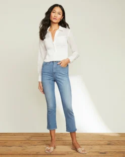 Veronica Beard New Arrivals Carly Kick-Flare Jean