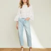 Veronica Beard Charlie Barrel-Leg Jean New Arrivals