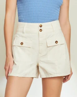 Veronica Beard Abigail Patch-Pocket Short New Arrivals