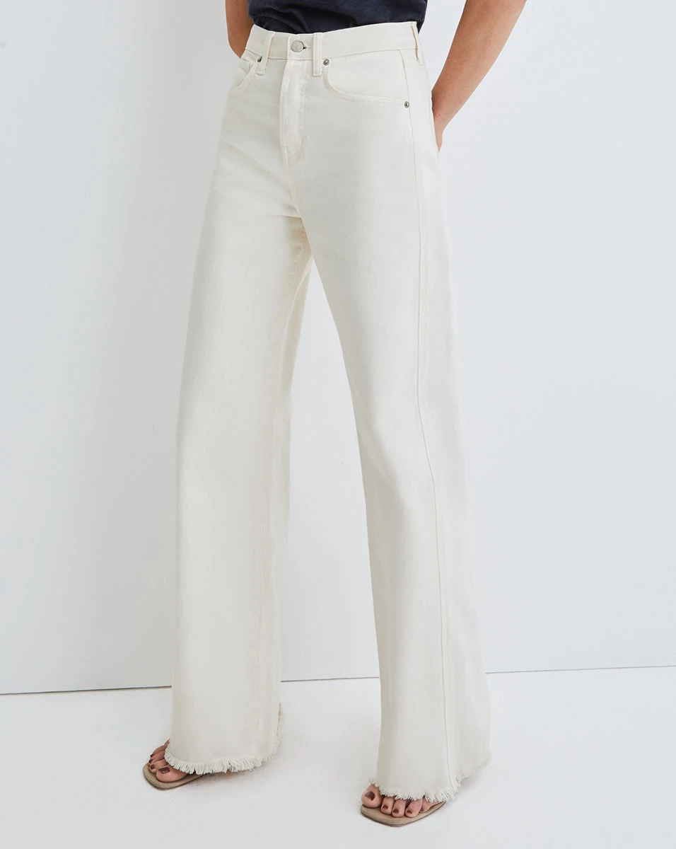 Veronica Beard New Arrivals Taylor Wide-Leg Jean | Raw Hem Veronica Beard New Arrivals Taylor Wide-Leg Jean | Raw Hem