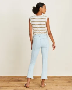 Veronica Beard Arion Cotton Muscle Tee