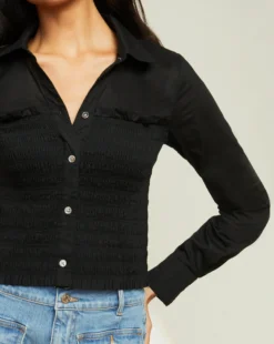 Veronica Beard New Arrivals Emersyn Button-Down Shirt