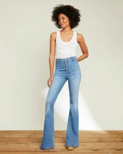 Veronica Beard New Arrivals Sheridan Bell-Bottom Jean